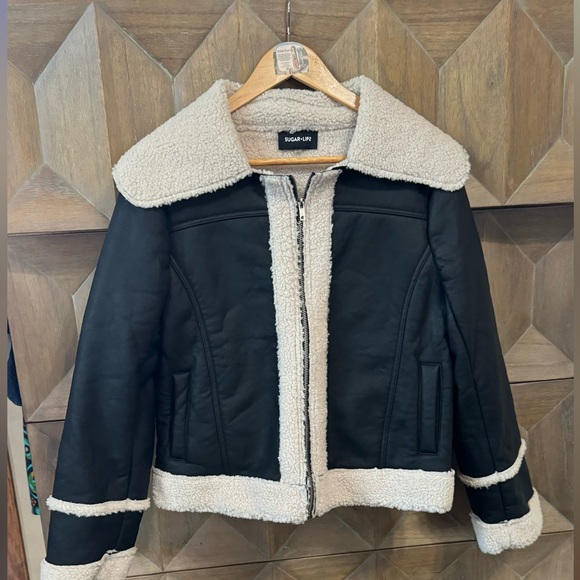 Embers Leather Sheepskin Jacket - Picture 7 of 9